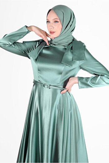 Alvina Bow Detailed Shoulder Dress 42418