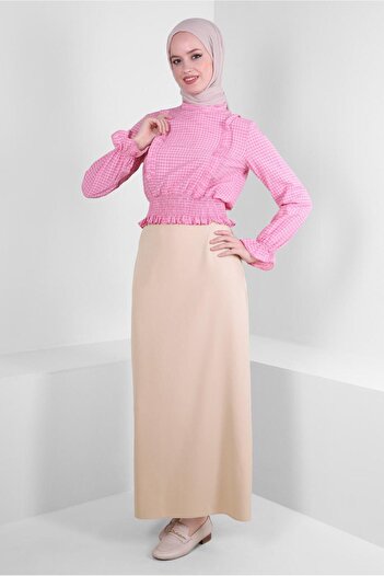 Alvina HIDDEN SLIT FLAT CUT SKIRT 60414