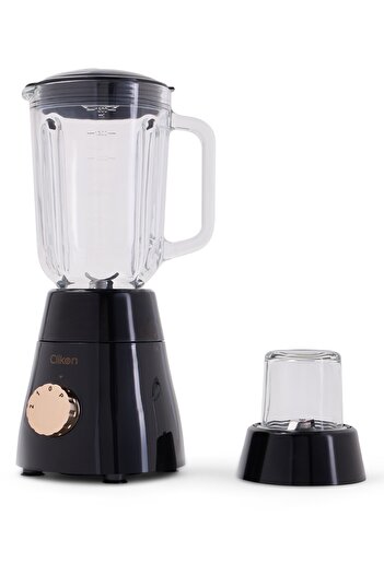 CLIKON 2-in-1 Juicer Blender Chopper, 1.5L, 600W, 2-Speed + Pulse, Glass Jars, Steel Blade, Grinder
