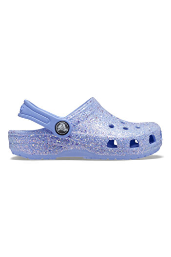 Crocs Saboti toddler classic glitter clog - moon jelly