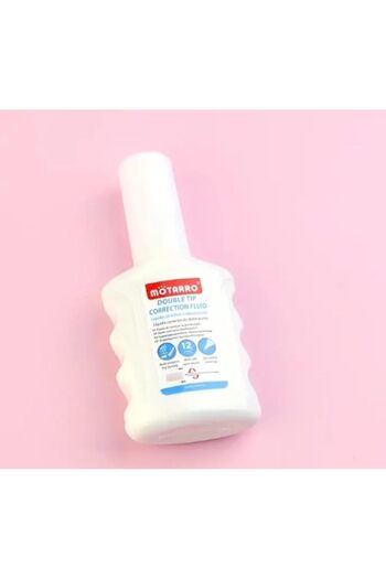 MOTARRO MK065-4 Correction Fluid–Quick-Drying White Liquid Paper, Opaque & Smooth Coverage,Non-Toxic Formula