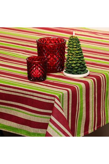 Missi Colorful Striped Cotton Table Cloth (140X180)