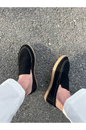by selvi Lukka Shoes Ανδρική εσπαντρίγια από συνθετικό δέρμα Lotus, μαύρη