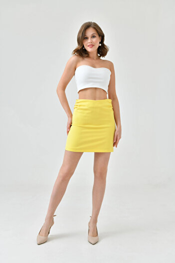 Park Karon Women's Gather Detailed Fabric Skirt
