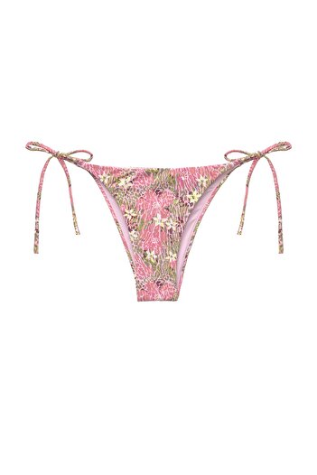 Pull & Bear Çiçekli ve leopar desenli bikini altı