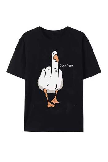 Köstebek Black Duck You Unisex T-Shirt