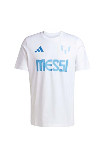 adidas Ανδρικό λευκό μπλουζάκι Messi N&n G T Jj1418