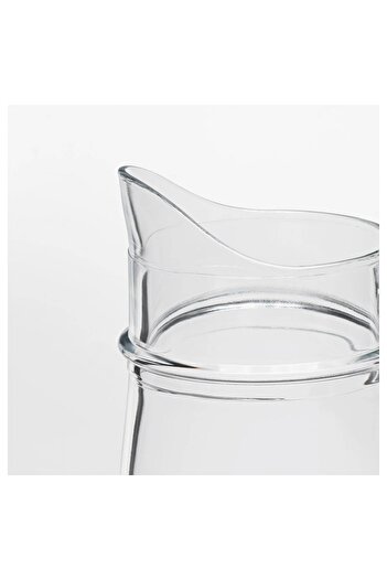 IKEA TILLBRINGARE Clear Glass Jug 1.7L Capacity, 26.5 cm Height Durable & Stylish