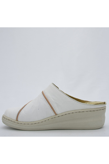 CONSUELO Orthopedic Leather Sabo Slippers with Velcro Soles 10401