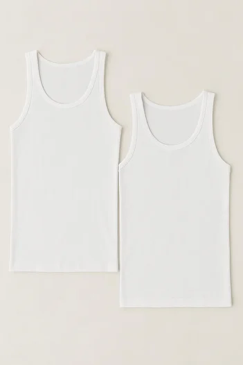 HNX Cotton Thick Strap Men's Undershirt 2 Pack