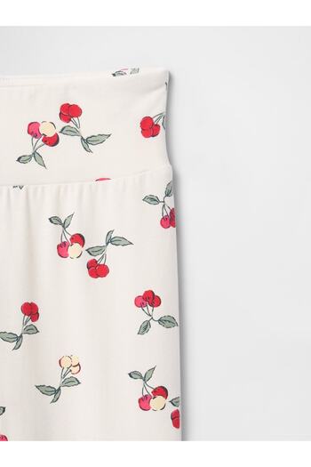 GAP Kız Çocuk Kırık Beyaz Flare Legging Tayt