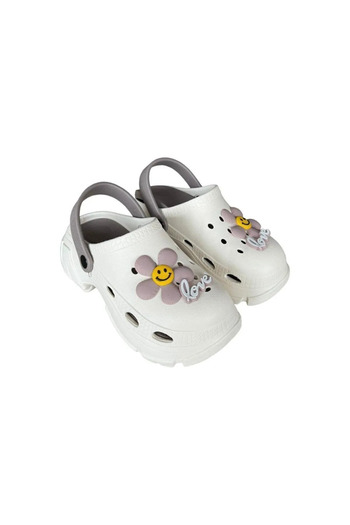 B&B Co. High Sole Floral Patterned Cross Slippers, Sea, Beach, Chef, Nurse, Doctor Slippers