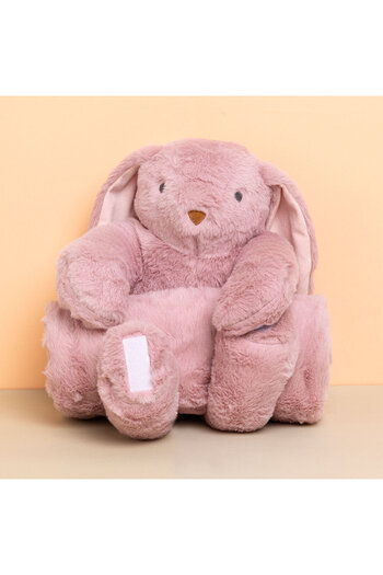 Little Dreams ebebek Little Dreams Tavşan Oyuncaklı Kız Battaniye 70x78 cm Kız Bebek