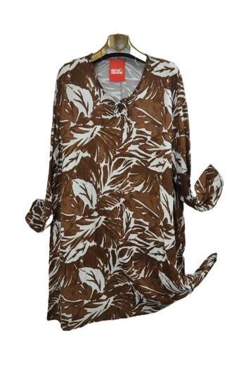 elma abone Plus Size Viscosa Lace Tunic