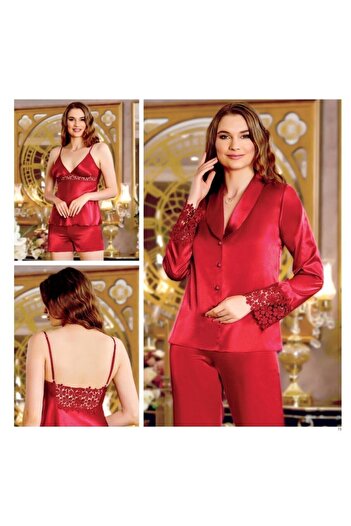 Jeremi Set de 6 cutii pentru dantelă din satin - 260