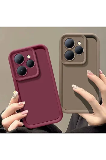 m.tk moveteck Infinix Hot 40 Pro Case Soft Colorful Launch Silicone Camera Protected Protruding Thick Edges Cofe