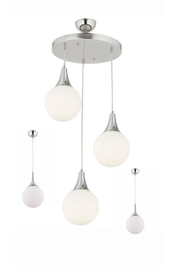 HubRom Set Mirrors HubRom, DAMLA 3062-03Y-CH 35x70 cm 3xE27-60W Crom/ 2 x Pendul HubRom, DAMLA Crom
