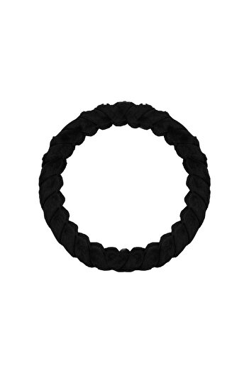 AGC Black Premium Large Steering Wheel Cover 40cm, Soft and Anti-Slip
