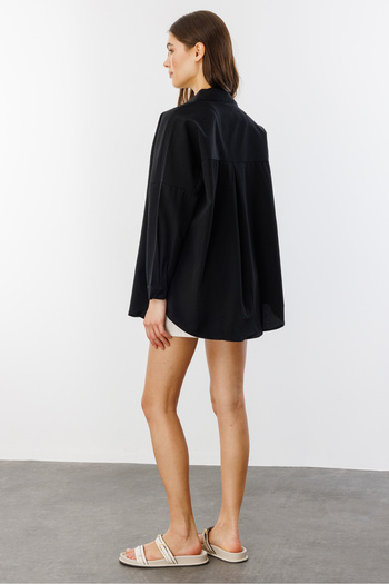 GENIUS STORE Oversize Basic Women's Shirt Women-Basic-Shirt