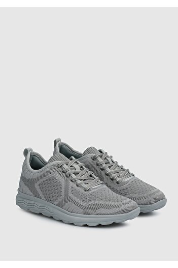 Provoq Gray Leather Men's Sneakers