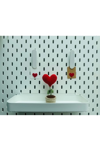 fimugift Knitting Cobalt ida knitting heart