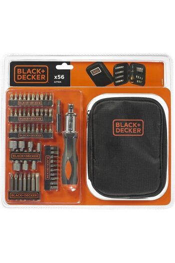 Black&Decker BLACK+DECKER 56 Pieces Ratchet Screwdriver Set, A7104-Xj