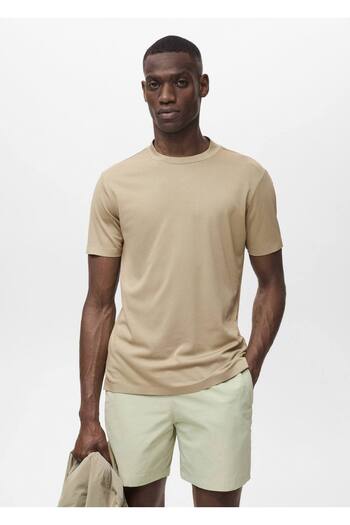 MANGO Man Slim fit COOLMAX ®   μπλουζάκι