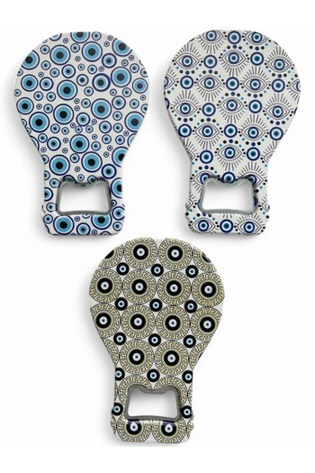 GALATA GIFT 3 Pieces Magnet Bead Bottle Opener Refrigerator and Water Bottle Opener