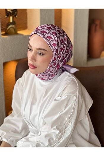 Modakaşmir CARNATION DESEN TANCA İPEKSİ EŞARP
