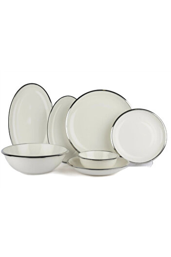 Mikasa Moor P258.389048 Silver Narrow 27 Parça Yemek Takımı