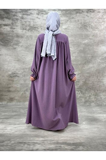 esmacamoda Lilac Color Girl's Testetür Dress Ferace