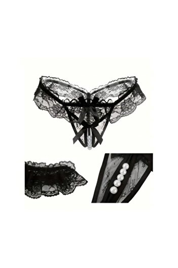 G&H UNDERWEAR Thong-String-Panty with Pearl