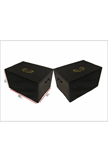 pinabah Under Base Organizer Organizer Storage Box 2 Pieces 60X40X20