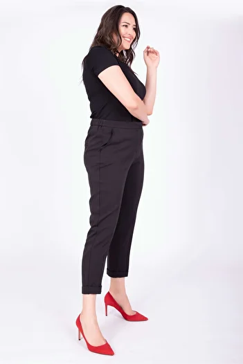 MYLİNE Slim Fit Classic Trousers with Pocket Detail