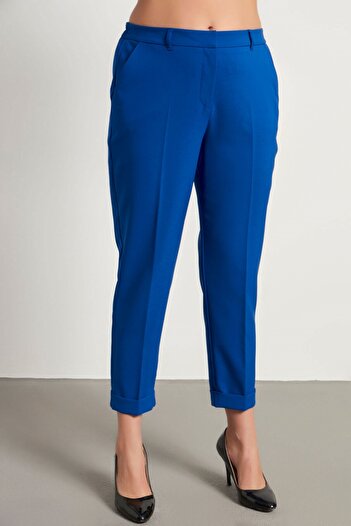 MYLİNE Cep Detaylı Slim Fit Klasik Pantolon