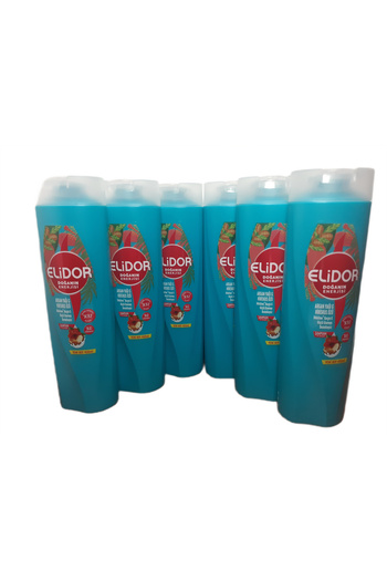 Elidor 400 Ml X 6 Adept Hibiscus and Argan Oil Shampoo