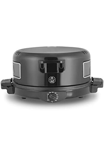 ALSAIF Electric Bread Maker With Non-stick Cooking Surface And Temperature Control, 30cm, 1600w, Black