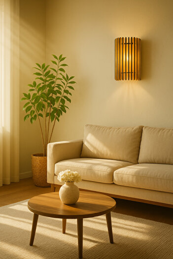 hü ma tasarım ve aksesuar Cheapest Wooden Reflection Daylight Sconce Chandelier Rustic Nordic Sconce