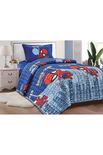 Moon Single Bedspread, 3-Piece Compressed Quilt Set with Children's Drawings, Quilt Size 160x210 cm