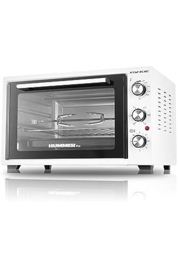 ALSAIF Al-saif Hammer Pro Oven, Double Glass Door, Size: 42l, Color: White, Power: 2000w
