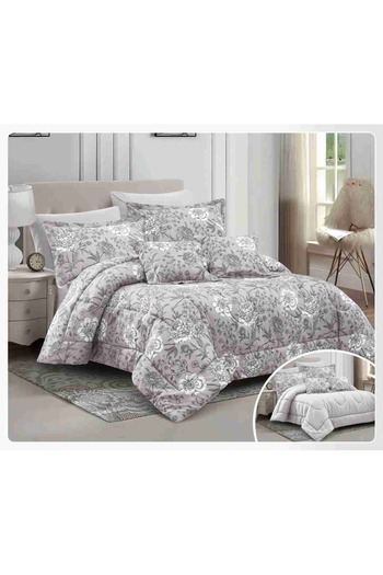 Red Rose مفرش نفرين ملكي فخم بتصميم مشجر حصري والوان جذابة تناسب ديكور غرفتك مقاس 240*260سم
