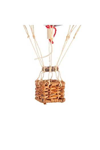 Authentic 1928 Hot Air Balloon Decoration, Authentic Models, Floating The Skies, Rainbow Pastel, 8.50x8.50x13 Cm