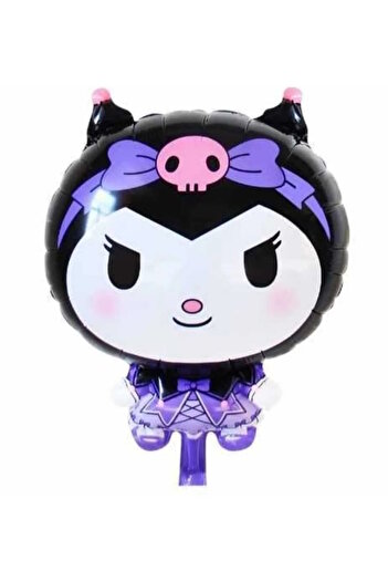 Party City Kuromi Themed Starry Birthday Celebration Foil Balloon Set 8 Years Old