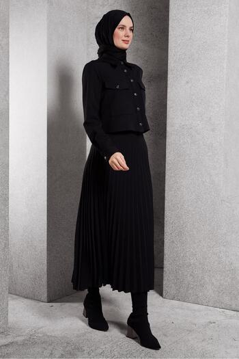 Alvina 45170 Model Pleated Skirt Set