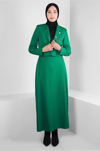 Alvina ACCESSORY DETAILED SKIRT SUIT 44159-1