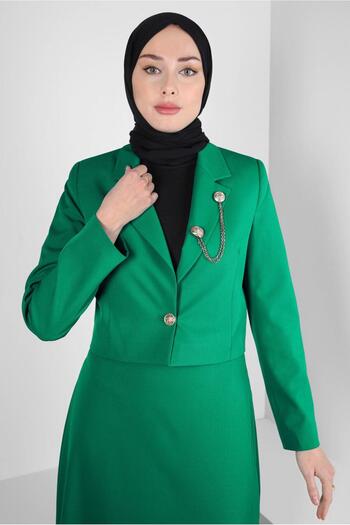 Alvina ACCESSORY DETAILED SKIRT SUIT 44159-1