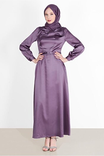 Alvina Belted Bow Detailed Dress 42532