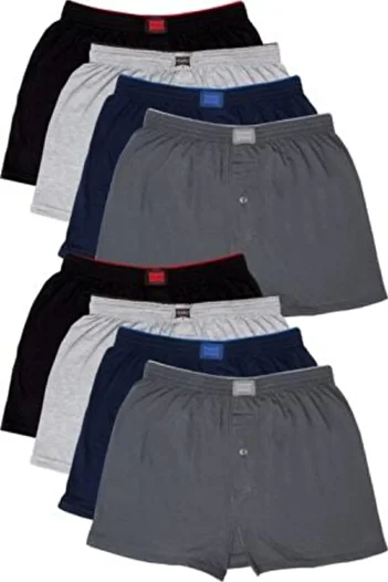 Tutku 8-Piece Men's Combed Cotton Towel Waist Boxer Set