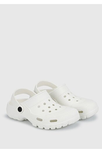 Provoq Women's White Beach Slippers
