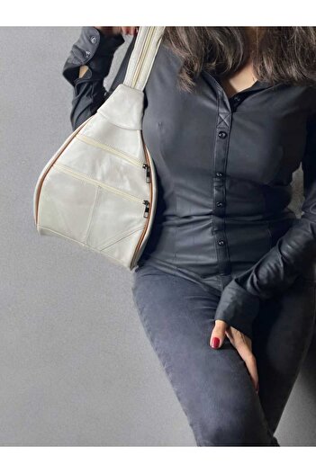 Liva Genuine Leather Women's Backpack Shoulder Bag